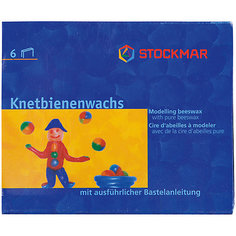 Воск для моделирования, 6 цветов, Stockmar
