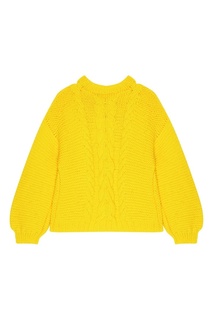 Желтый джемпер с косами Blank.Moscow