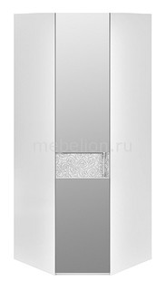 Шкаф платяной угловой Амели СМ-193.07.007 L белый глянец Мебель Трия