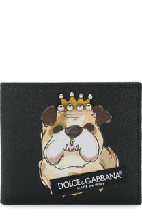 Кожаное портмоне с отделениями для кредитных карт Dolce &amp; Gabbana