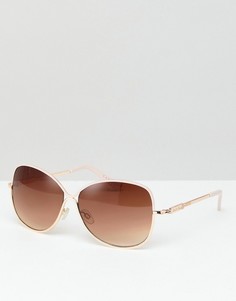 Солнцезащитные очки в стиле ретро Carvela - Кремовый