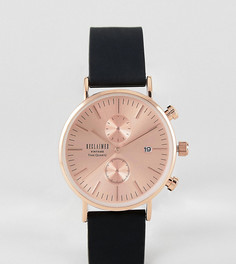 Часы с черным силиконовым ремешком Reclaimed Vintage Inspired 36 мм эксклюзивно для ASOS - Черный