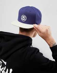 Бейсболка с логотипом Stussy - Темно-синий