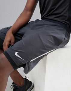 Черные шорты 2-в-1 длиной 9 дюймов Nike Running Distance AQ0053-010 - Черный