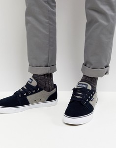 Черные кроссовки Etnies Barge LS - Темно-синий