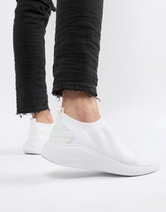 Белые кроссовки-слипоны ASOS DESIGN - Белый