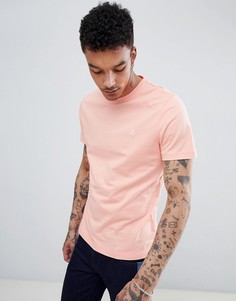 Розовая облегающая футболка с круглым вырезом и логотипом Original Penguin - Розовый