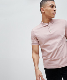 Трикотажное поло ASOS DESIGN - Розовый