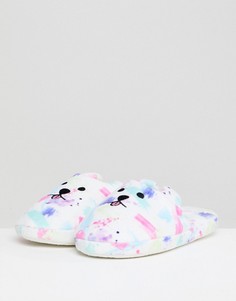 Шлепанцы с отделкой в виде собаки ASOS DESIGN Ned - Мульти