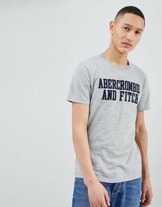 Серая футболка Abercrombie &amp; Fitch - Серый