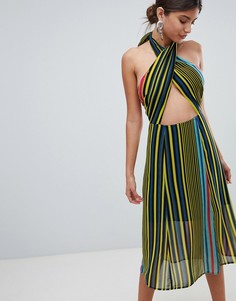Платье миди в полоску Missguided - Мульти
