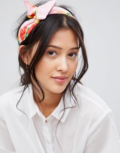 Повязка на голову с проволокой и фруктовым принтом ASOS DESIGN - Мульти
