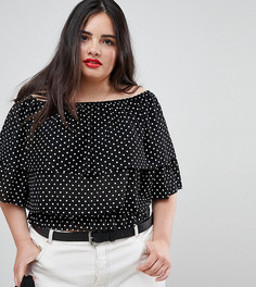 Топ с принтом ASOS DESIGN Curve - Мульти