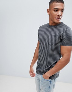 Полосатая футболка Brave Soul - Серый