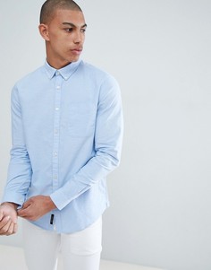 Голубая рубашка скинни River Island - Синий