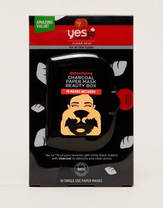 Набор бумажных масок Yes to Tomatoes - Бесцветный