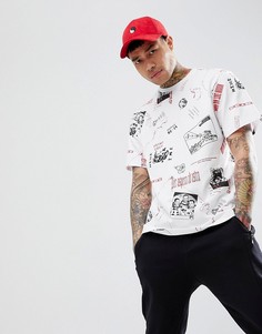 Белая футболка с принтом Billionaire Boys Club - Белый