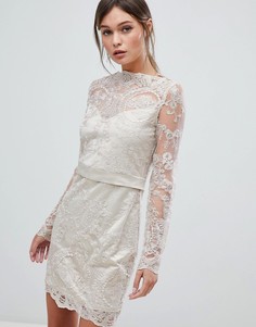 Кружевное платье Zibi - Золотой