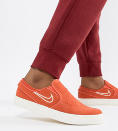 Оранжевые кроссовки-слипоны Nike Sb - Оранжевый