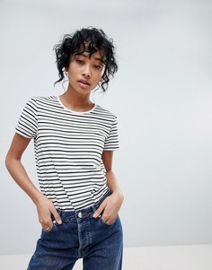 Футболка в полоску с круглым вырезом ASOS DESIGN - Мульти