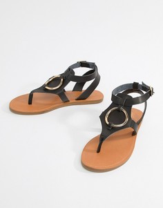 Сандалии ASOS DESIGN Farringdon - Черный
