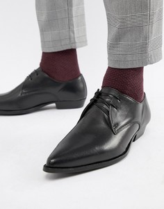 Черные туфли на шнуровке из искусственной кожи ASOS DESIGN - Черный