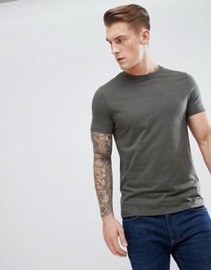 Футболка из органического хлопка с круглым вырезом ASOS DESIGN - Зеленый