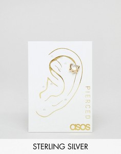 Пирсинг-кольцо для уха с шипом ASOS DESIGN - Золотой