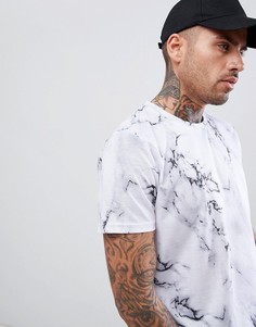 Футболка с мраморным принтом Urban Threads - Черный