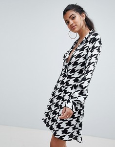 Платье мини с запахом ASOS DESIGN - Мульти