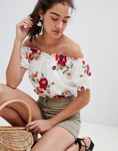 Топ с вышивкой New Look - Мульти