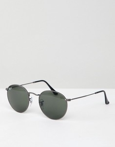 Круглые солнцезащитные очки Ray-Ban - Черный