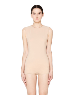 Бежевое боди Maison Margiela