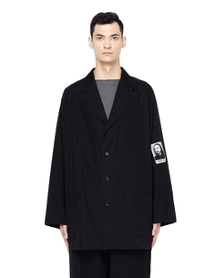 Хлопковый пиджак с нашивкой Yohji Yamamoto