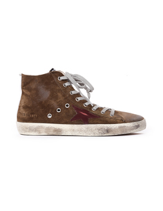 Высокие замшевые кеды Golden Goose