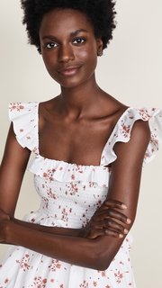 Amanda Uprichard Smocked Dress