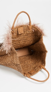 Loeffler Randall Raffia Travel Tote Bag