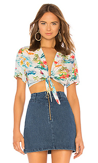 Топ с коротким рукавом kingston - MAJORELLE