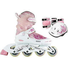 Роликовые коньки CARIBO combo girl розовый р.26-29