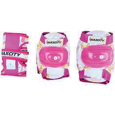 Комплект защиты MaxCity Teddy розовый