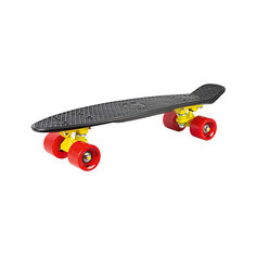 Скейтборд MaxCity Plastic Board Gloss черный