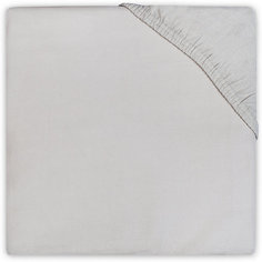 Простыня на резинке 60х120 см, Jollein, Light grey