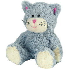 Мягкая игрушка грелка Warmies Кот, синий Intelex