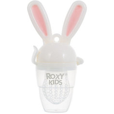 Ниблер для прикорма малышей Bunny Twist, Roxy-Kids, розовый