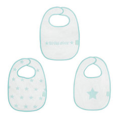 Комплект махровых нагрудников, 3 шт, Jollein, Little star jade