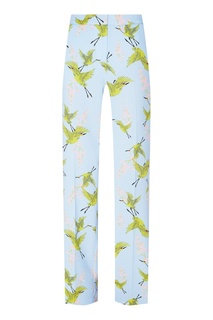 Голубые брюки с птицами Essentiel Antwerp