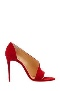 Красные замшевые туфли Phoebe 100 Christian Louboutin