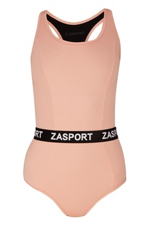 Слитный розовый купальник Zasport