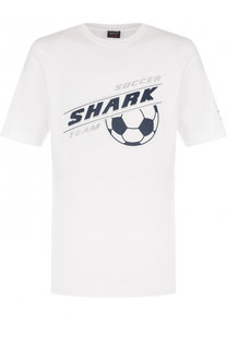 Хлопковая футболка с принтом Paul&amp;Shark Paul&Shark