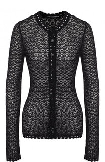 Вязаный кардиган из хлопка Dolce &amp; Gabbana